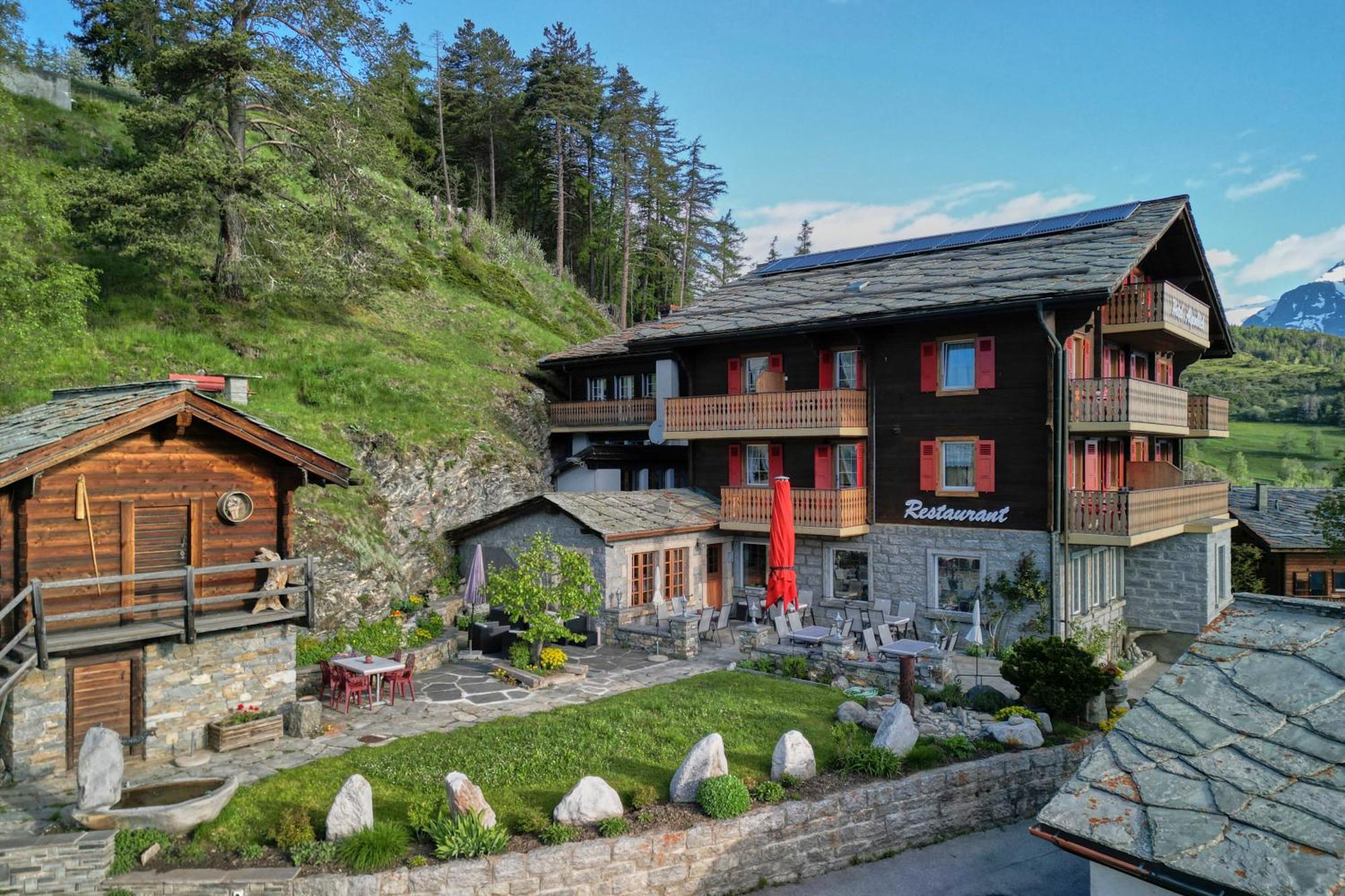 Hotel Alpenblick Zeneggen Eksteriør bilde