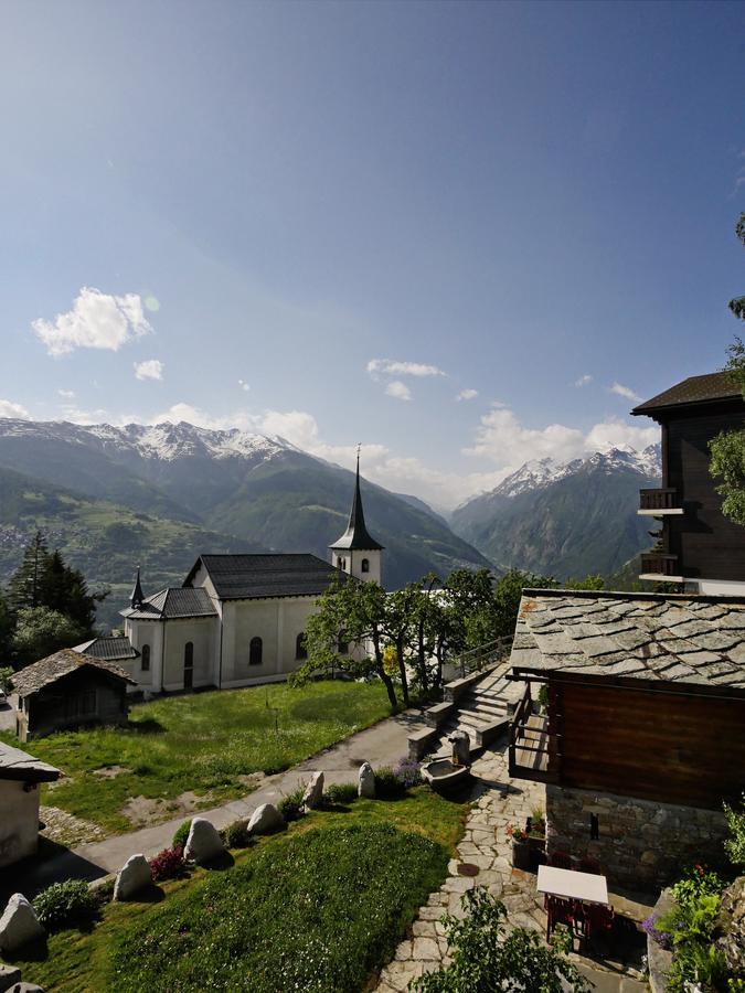 Hotel Alpenblick Zeneggen Eksteriør bilde
