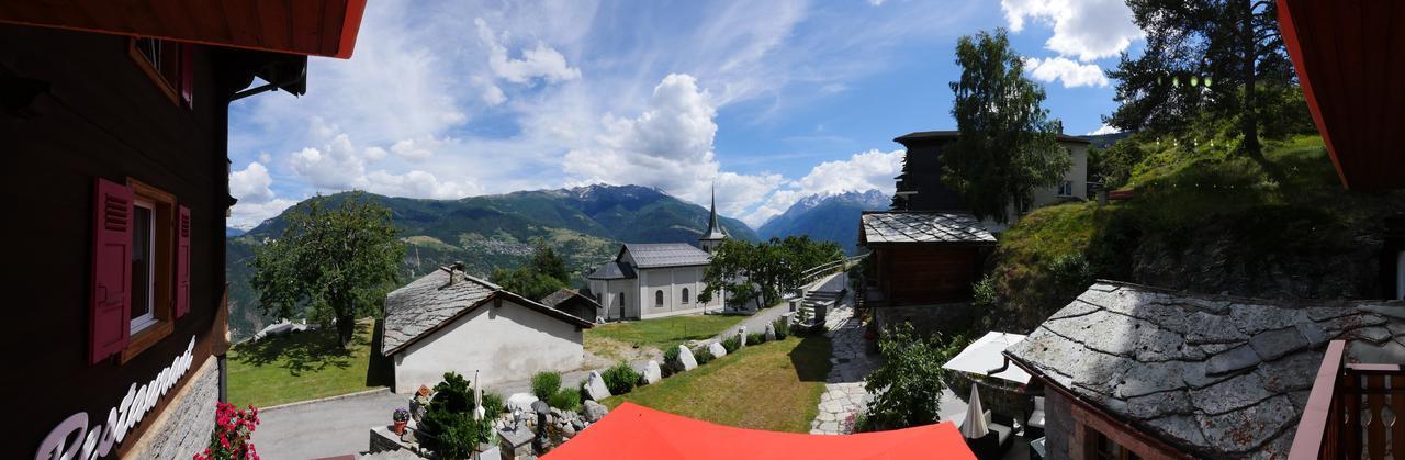 Hotel Alpenblick Zeneggen Eksteriør bilde