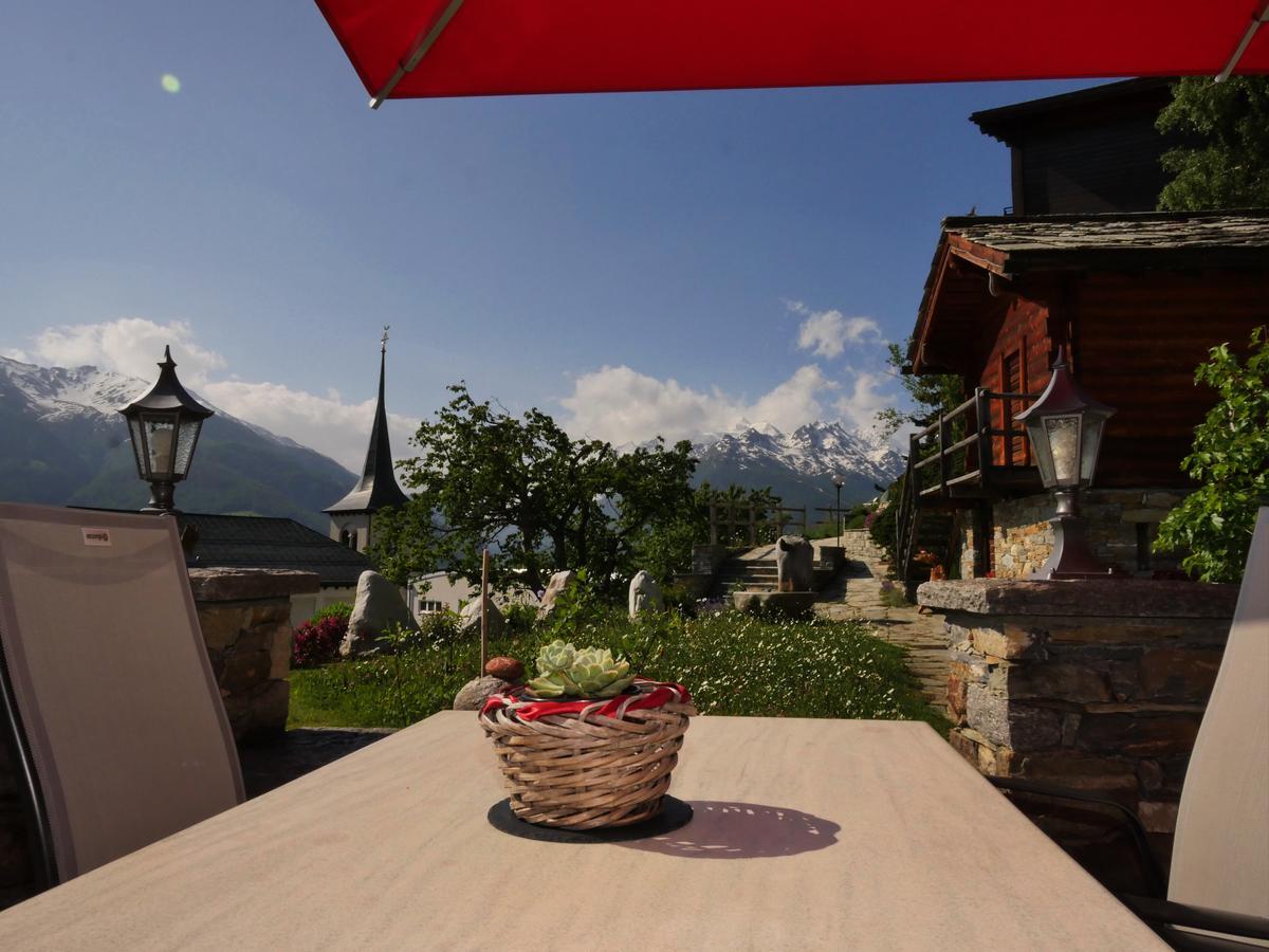 Hotel Alpenblick Zeneggen Eksteriør bilde